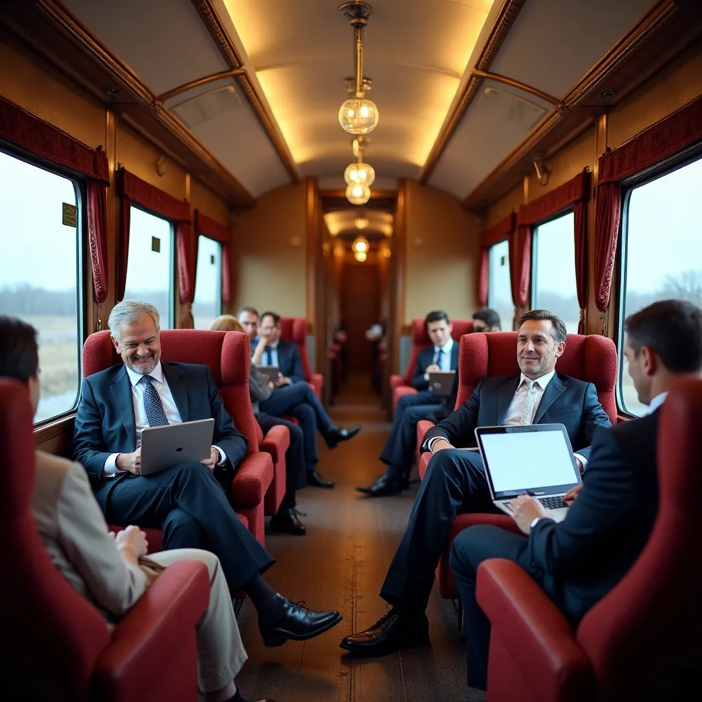 Luxus-Chauffeurfahrzeug für grenzüberschreitende Transfers.